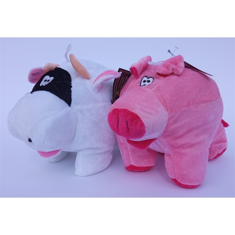 peluche mucca e maiale